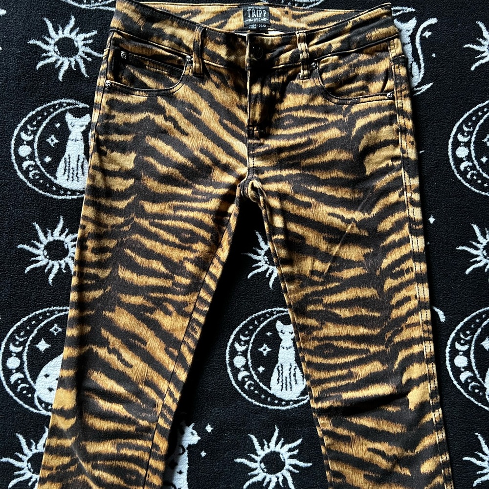 TRIPP NYC skinny jeans tiger print